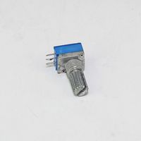 1K 5K 10K 20K 50K 100K 200K 250K 500K Potentiomètre rotatif linéaire pour guitare avec dents de 15mm, manchon de 5mm