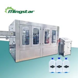 CGF 16-16-6 small scale PET plastic bottle water filling machine washing and capping machine
