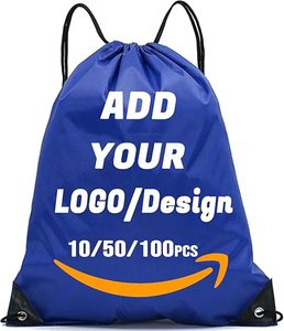 Custom Drawstring Backpack Personalized Bulk Sport Draw <b>String</b> <b>Bags</b> with Logo, Text, Design, Customized Promotional Items - Product Image 1