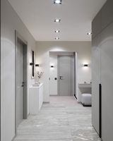 Porte intérieure en bois pré-montée grise, finition mate, pour chambre à coucher, décoration de la maison