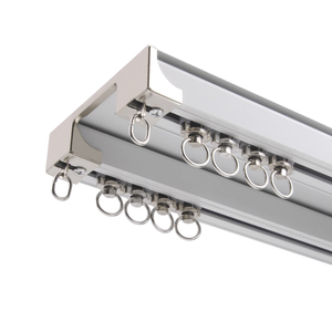 Tringles à rideaux électriques modernes en aluminium de haute qualité rails de fenêtre motorisés contrôle WiFi accessoires pour la maison - Product Image 1