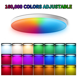 <span class=keywords><strong>Plafonnier</strong></span> LED RVB CW WW Tuya App Google Alexa Contrôle Couleur de Rêve Gradation en continu Moderne pour Salle de Cinéma Maison Hôtel Villa - Product Image 5