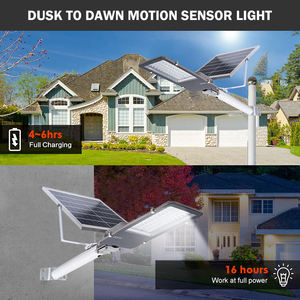 Farola de Calle de Alta Potencia, Impermeable IP65, <span class=keywords><strong>Luz</strong></span> Exterior de 300W 500W, <span class=keywords><strong>Farolas</strong></span> Solares LED - Product Image 4