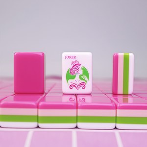 Gorgeous Premium Acrylic Cloisonne Inspired Luxury Style American <b>Mahjong</b> <b>Set</b> for Leisure and Social Gatherings - Product Image 1