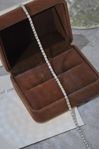 Xinfly 18k beyaz katı altın kare 2.0ct SI <span class=keywords><strong>FG</strong></span> tenis bilekliği zarif ve şık doğal elmas ile yüksek parlaklık - Product Image 3