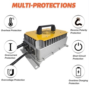 Batería de 120V 220V Impermeable IP65 3000W 36V50A 48V de Plomo-Ácido y Litio para Fregadoras y Carritos de Golf QA3000A 84v - Product Image 3