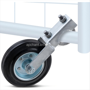 Farm Gate Wheel 6 pollici per i cancelli in gomma dura <span class=keywords><strong>sotto</strong></span> il montaggio di Gate apriscatole in metallo cancello, Farm Gate-acciaio regolabile - Product Image 1