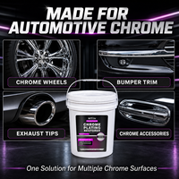Liquide Restaurateur de Chrome en Gros 20L – Élimine l'Oxydation et la Rouille sur les Jantes Chromées, Agent de Réparation pour Surfaces Métalliques Chromées Automobiles