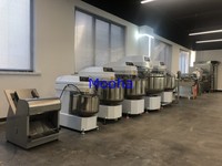 120 Liter Spirale Deegmixer 50KG Bloem Kneedmachine Broodbakkerij Bloemmolen Fruit Energiebesparend Veiligheidsslot