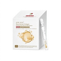 Sérum Ampoule au Collagène Recombinant Lissant, Raffermissant et Anti-rides pour le Visage, Usage Unique, Soin de Voyage