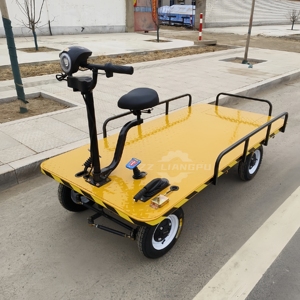 Carretilla Eléctrica de <span class=keywords><strong>Carga</strong></span> de 1000 kg, Plataforma Eléctrica para <span class=keywords><strong>Transporte</strong></span> de <span class=keywords><strong>Carga</strong></span> Pesada, Carro de <span class=keywords><strong>Transporte</strong></span> con 4 Ruedas para <span class=keywords><strong>Carga</strong></span> - Product Image 3