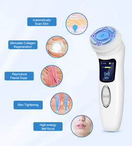 เครื่องยกกระชับใบหน้าและลำคอสำหรับใช้ส่วนตัว ช่วยฟื้นฟูผิวหน้าให้เรียบเนียน กระชับ ฟื้นฟูผิว ลดเลือนริ้วรอย ช่วยให้จมูกขาวขึ้น และทำความสะอาดผิวหน้า - Product Image 3
