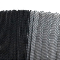 Offre Spéciale accordéon fenêtre écran plissé maille pliante moustiquaire porte Plisse mouche Bug moustiquaire moustiquaire maille