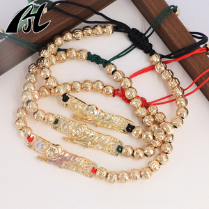 Handmade Thời Trang Của Phụ Nữ Tricolor Mân Côi Sợi Dây Thừng Hạt Có Thể Điều Chỉnh Vòng Đeo Tay Với Biểu Tượng Tùy Chỉnh Pouch Đóng Gói Phổ Biến Đồ Trang Sức Quyến Rũ - Product Image 4