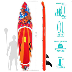 Planche de surf gonflable OEM <span class=keywords><strong>Koi</strong></span> <span class=keywords><strong>SUP</strong></span> Drop Stitch pour le dropshipping - Product Image 2