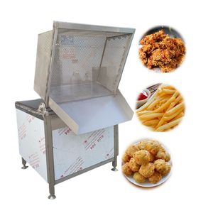 Tự động khoai tây chiên gas điện liên tục Snack thực phẩm Chuối khoai tây chiên gà chiên máy thương mại CE 500L 1 Bộ - Product Image 1