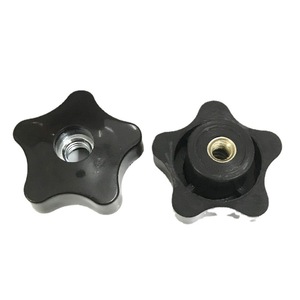 Star Shaped Hand Tightening <b>Knob</b> Plum Blossom Head Nut <b>Copper</b> Material Level 4.8 For Machines And Electrical Equipment - Product Image 1