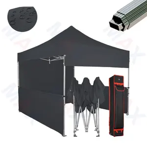10 × 10 individuelles Stahl-Vordach-Zelt Werbe-Pop-Up-Zelte für Messe-Vorführungen Veranstaltungen im Freien