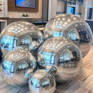 Globo Inflable Cromado Reflectante Transparente Plateado Brillante en Forma <span class=keywords><strong>de</strong></span> Corazón <span class=keywords><strong>de</strong></span> 60-180 cm <span class=keywords><strong>de</strong></span> PVC - Product Image 2