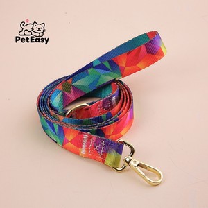 2025 gran oferta superventas hebilla de Metal colorido nailon cómodo transpirable mascota gato perro Universal Collar Correa conjunto - Product Image 6