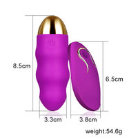 Ferngesteuerter Tragbarer Silikon-Vibrator für Masturbation Wasserdicht IPX7 USB-Aufladbar Damen Intimpflege Erwachsenen-Sexspielzeug