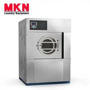 Shanghai MKN Factory Supply barato industrial full Automatic máquina de lavar roupa integrada com secagem