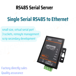 HF5111S小型串行服务器RJ45 RS485转换器，用于免费RTOS无线数据传输以太网和通信模块 - Product Image 2