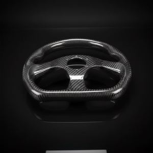 Volante de Carreras de Fibra de Carbono 3K, Diseño Ligero y Hueco para Mejora del Rendimiento Automotriz y Construcciones Personalizadas - Product Image 1