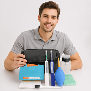Kit d'inspection et de nettoyage de connecteurs optiques WFTD-8S pour outils de fibre FTTH - Product Image 5