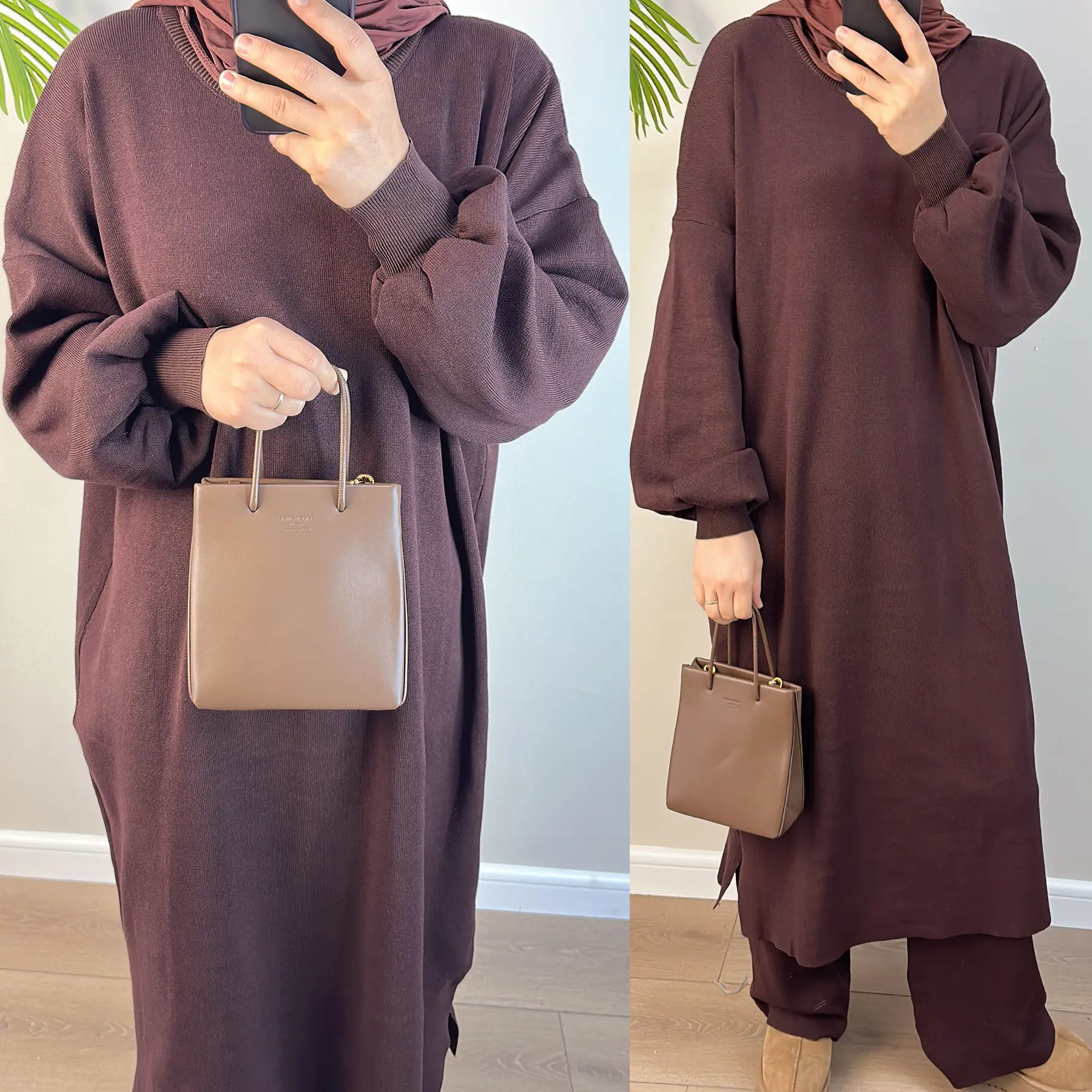 Toptan İngiltere islam giyim online dubai çarşaf İslami giyim kadın kış türkiye EID seti müslüman kıyafetleri geniş legclothing abaya