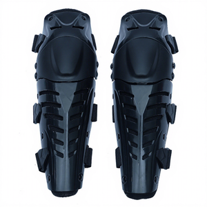 Genouillères de moto Shenmoren Basic Protection Anti-Crash, ajustables, avec fermeture auto-agrippante, en EVA épais et léger - Product Image 1
