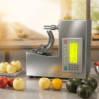 Automatische desktop fruitenschilmachine, kleine commerciële elektrische sinaasappel- en appelschiller voor restaurants en juice shops, van roestvrij staal