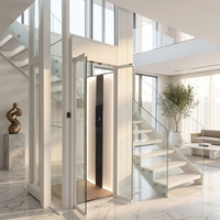 Ascenseur hydraulique résidentiel de style minimaliste pour maison moderne