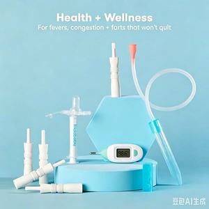 Kit Esencial para Bebés NZM, Set de Regalo de 10 Piezas para Recién Nacidos, Incluye Artículos para el Bienestar, Alivio de Gases, Herramientas de Cuidado y Juguete para la Dentición - Product Image 5