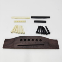 Juego de 17 piezas para guitarra acústica: Clavijas de afinación de alta calidad, cuerdas finas, postes de cuerda, hebillas de correa y accesorios para guitarra
