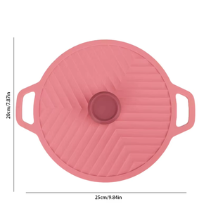 Couvercle de casserole de cuisine en silicone de qualité alimentaire, <span class=keywords><strong>grand</strong></span> format, anti-débordement, antidérapant, résistant à la chaleur, couvercle d'étanchéité pour la conservation des aliments - Product Image 3