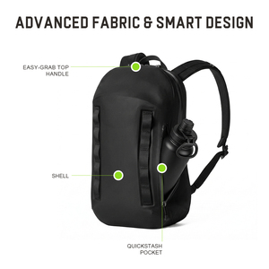 <span class=keywords><strong>Sac</strong></span> à dos EVERICH en polyester imperméable avec coutures thermosoudées et fermeture éclair enduite <span class=keywords><strong>de</strong></span> PU pour les trajets quotidiens, les sports <span class=keywords><strong>de</strong></span> plein air et l'aventure - Product Image 4