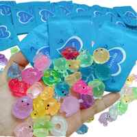 Glow-in-the-dark handgeschilderde miniatuur verrassingsmystery bag eend schildpad figuurtjes dieren blind bags gemengde stijlen DIY AM2026