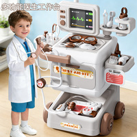 Juego de Imitación de Hospital para Niños, Juguetes Educativos de Doctor, Set de Juego de Roles, Kit de Estetoscopio para Niños
