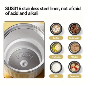 Stainless Steel Vacuum Insulated 370ML Customized Logo Eco-Friendly Party Gift Box Packaging Reusable Coffee <b>Cup</b> 6 Hours - Product Image 2