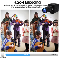 ELP 1080P Full HD Webcam CS 2.8-12mm Zoom Manual Starlight Kamera Usb Tanpa Driver H.264 Micro USB Web Camera