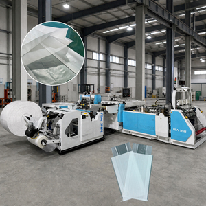 Máquina de Coser y Cortar Bolsas de Polipropileno Totalmente Automática con Unidad de Inserción de Forro y Detector de Rotura de Bolsas para Empaquetado Industrial - Product Image 1