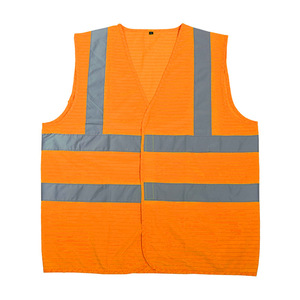 Gilet de sécurité antistatique fluorescent réfléchissant EPA, classe 3 ANSI/EN1149, avec LED clignotante et fibre de carbone, pour l'industrie papetière et pharmaceutique - Product Image 6
