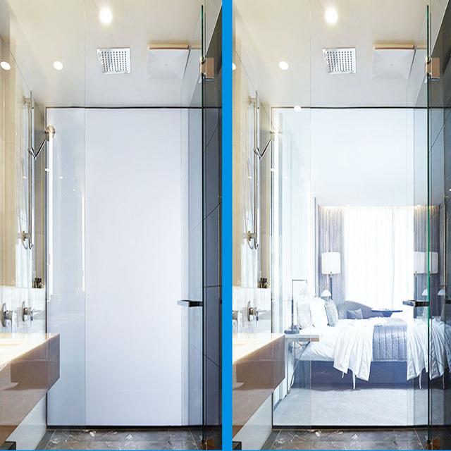 Self-Adhesive PDLC Smart Film Switchable Privacy Glass Film Electric Tint for Office Home Windows and Doors