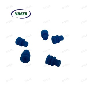 Joint d'étanchéité en silicone bleu à fil unique TE Connectivity 828904-1 pour connecteur automobile étanche série Superseal 1,5 mm - Product Image 2