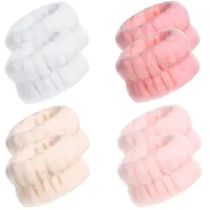 Women's Wrist Towels for Washing Face Wash Towel Band Face Washing Wristbands Absorbent Wristbands Wrist Sweatband for Girls