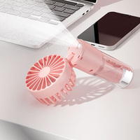 Ventilateur Brumisateur Portable USB Rechargeable Mini, Rafraîchisseur d'Air Personnel avec Nano-Pulvérisation d'Eau pour Bureau et Extérieur - Vente en Gros Usine