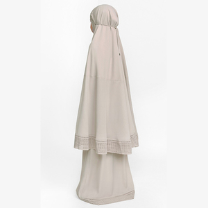 Pañuelo de seda con mangas para mujer, Hijab Tudung, Jilbab, seksi-gambar, Murah Jilbab - Product Image 4
