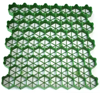 Grille de pavage en plastique pour gazon, gravier, allées de voiturettes de golf, grille de gazon