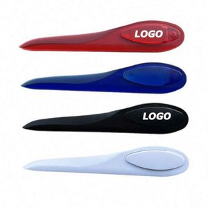 Premium Modern Portable ABS <b>Plastic</b> Handle <b>Letter</b> Opener-Custom Printed Silk Screen Paper Knife for Promotional Gifts - Product Image 1